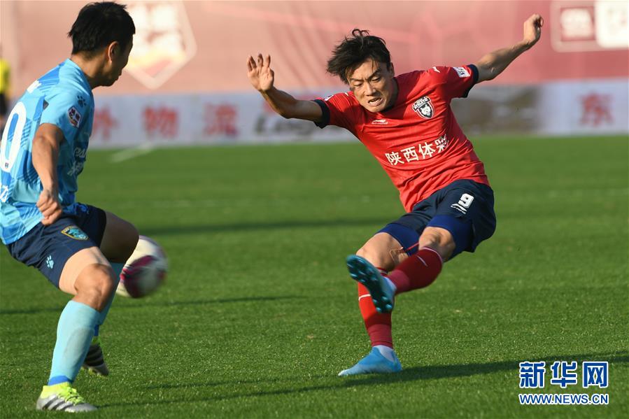 #（体育）（1）足球——中甲：陕西大秦之水胜南通支云